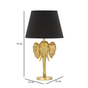 Lampada da tavolo animale diam 32x59 cm - ELEFANTE