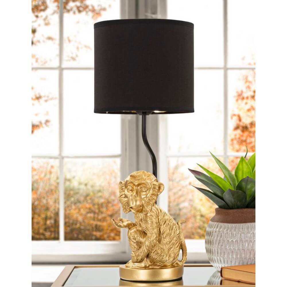 Lampada seduta animale diam 20x51,5 cm - SCIMMIA SEDUTA