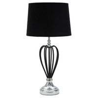 Lampada da Tavolo Argento Piccola cm Ã˜ 28X44,5 - DARKY SILVER