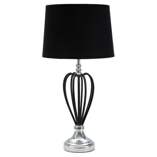 Lampada da Tavolo Argento Piccola cm Ã˜ 28X44,5 - DARKY SILVER