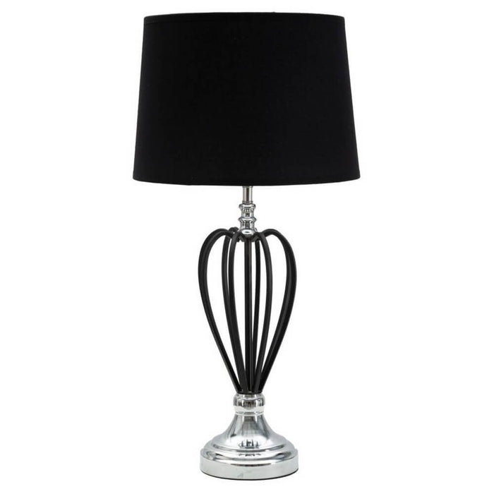 Lampada da Tavolo Argento Piccola cm Ã˜ 28X44,5 - DARKY SILVER