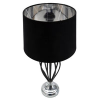 Lampada da Tavolo Argento Piccola cm Ã˜ 28X44,5 - DARKY SILVER