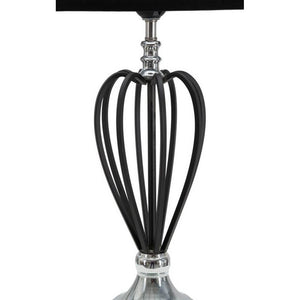 Lampada da Tavolo Argento Piccola cm Ã˜ 28X44,5 - DARKY SILVER