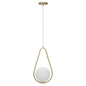 Lampada da Tavolo Argento cm Ø 28X56 - GLAMY DROP