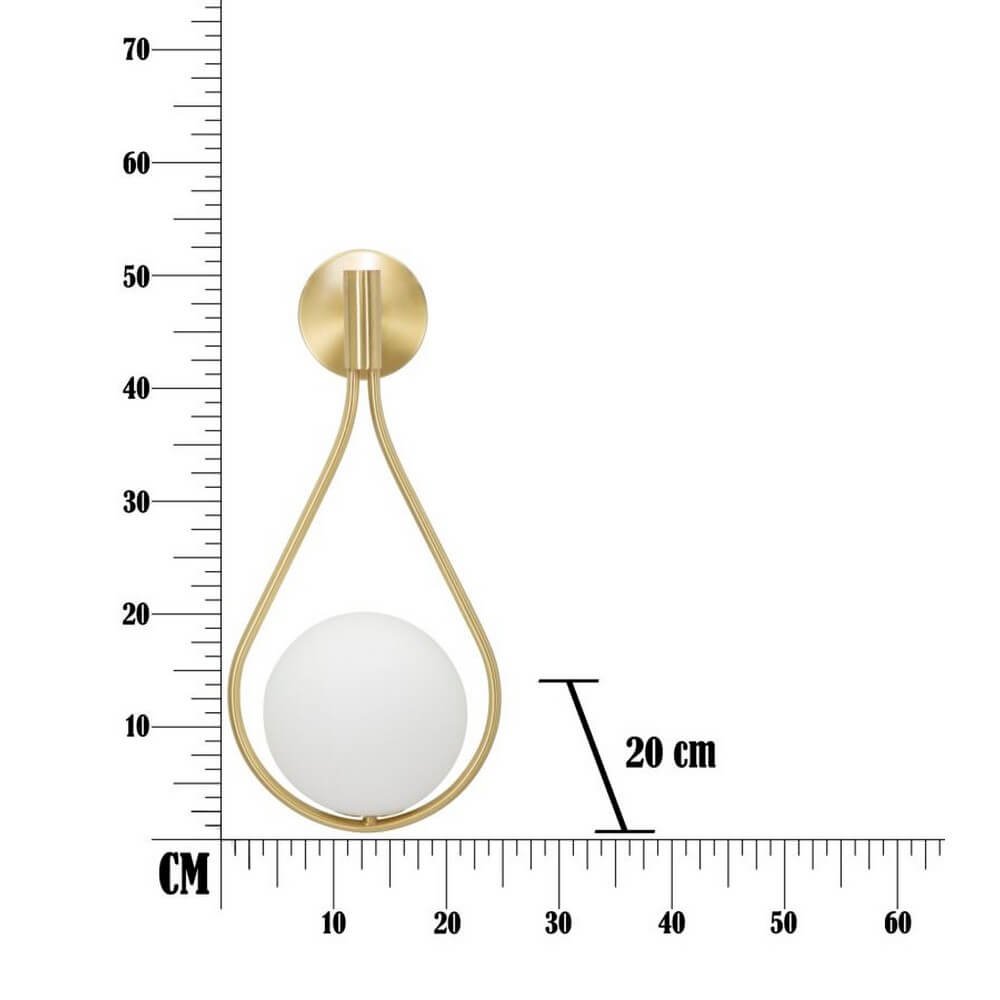 Lampada da Tavolo Goccia cm 25X18X50 - GLAMY DROP