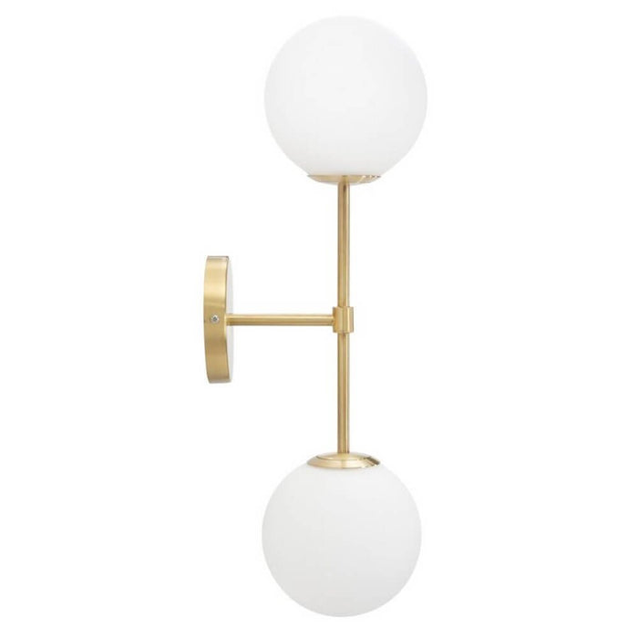 Lampada da Muro Circolare cm 15X20X40 - GLAMY DOPPIA