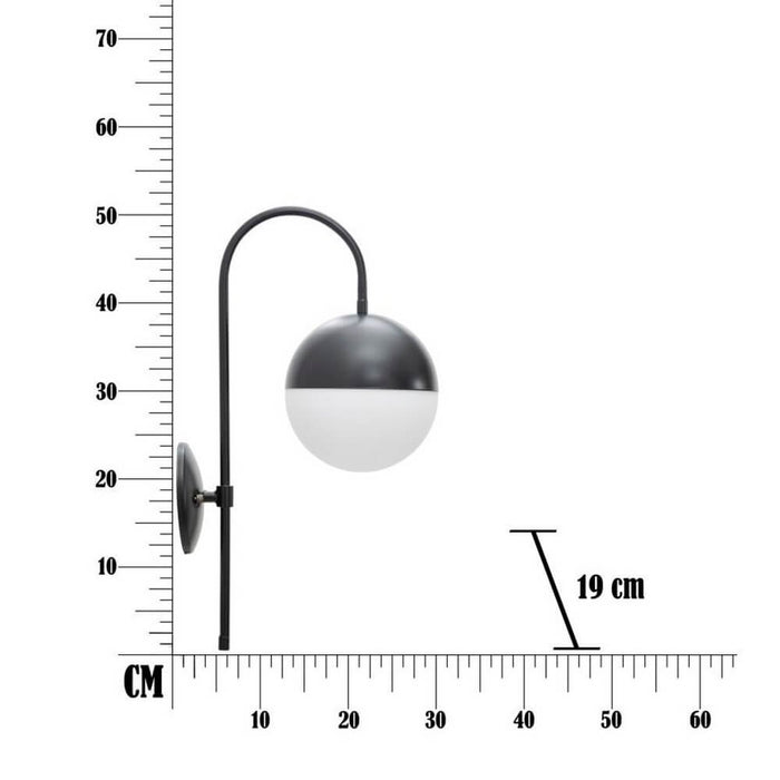 Lampada da Muro Stradale cm 19X31X51 - DARKY STREET