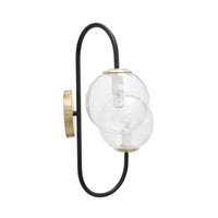 Lampada da Muro Nera cm 36X24X45 - IRONLACK