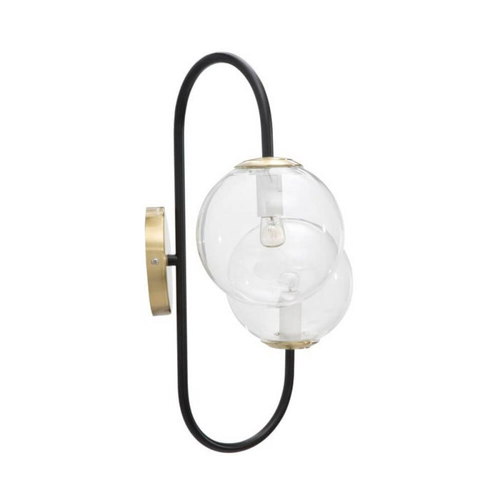 Lampada da Muro Nera cm 36X24X45 - IRONLACK