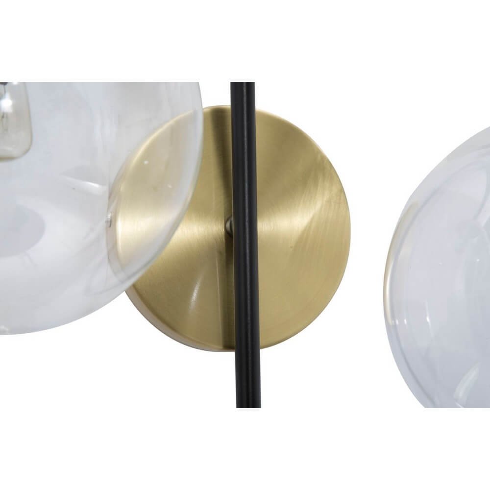 Lampada da Muro Nera cm 36X24X45 - IRONLACK