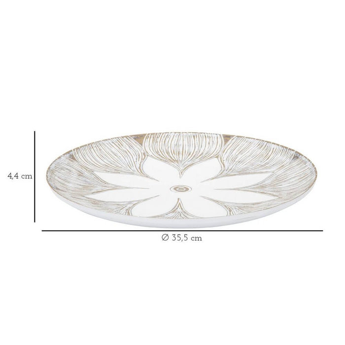 Piatto Resina Rotondo cm Ã˜ 35,5X4,4 - RESINATENE