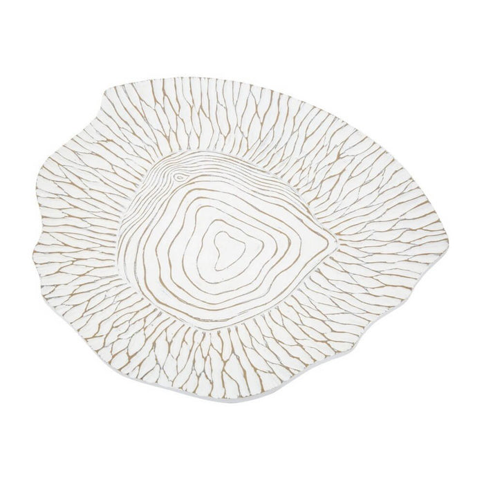 Piatto Resina cm 37X34X6 - RESINA