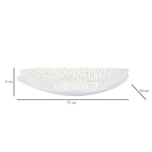 Piatto Resina cm 37X34X6 - RESINA