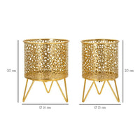 Coppia Vasi Tondi cm Ø 16X20 - 13X20 - PINYOPPIA