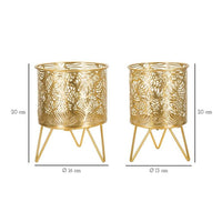 Coppia Vasi Design cm Ø 16X20 - 13X20 - NATYOPPIA