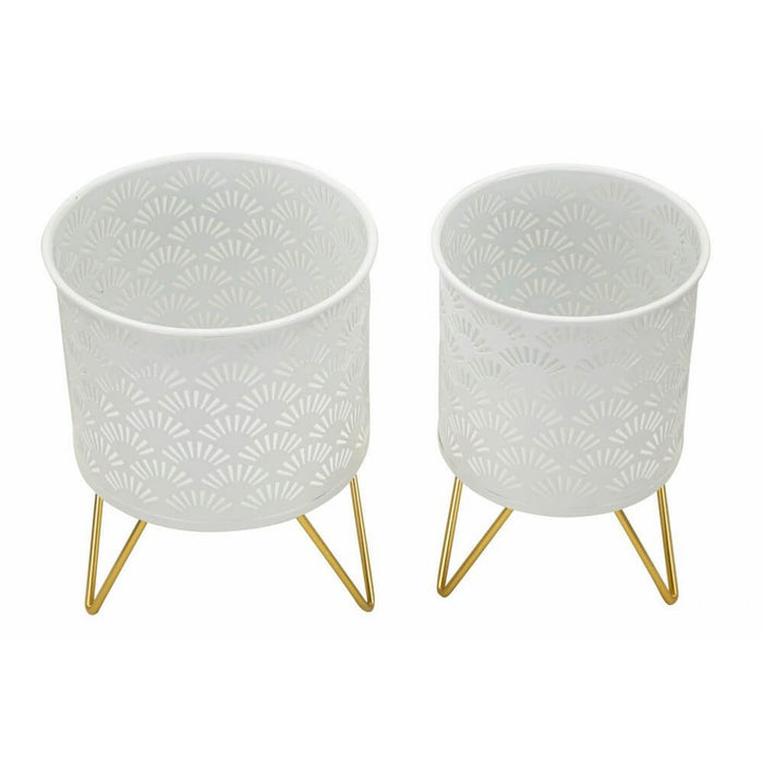 Coppia Vasi Stile Classico cm Ø 16X20 - 13X20 - CARLYOPPIA