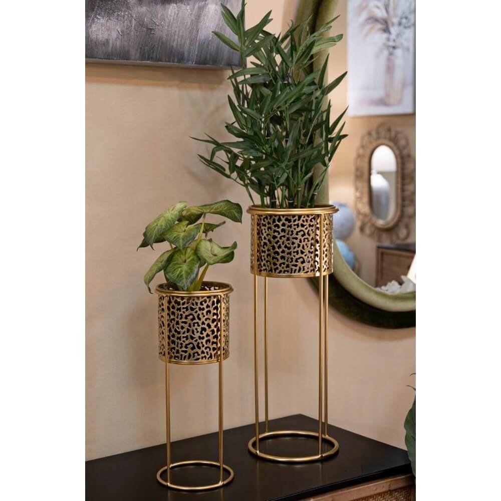 Vasi Coppia cm diam 17X46 - 14X34 - NATOPPIA