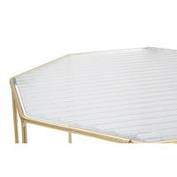 Tavolini Nuovo Vetro Coppia cm diam 37X47 - 31X42 - NEW GLASSOPPIA