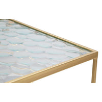 Tavolini Vetro Coppia cm 31,5X31,5X68 - 28X28X64 - GLASSYOPPIA