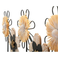 Appendiabiti in Ferro e Legno cm 61X5,5X30,5 - RAFFIA