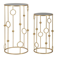 Tavolini Gabbia Coppia cm diam 50X100 - 40X80 - CAGEOPPIA