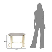 Tavolino da Caffè Ottagonale cm diam 70X45 - OCTAGON