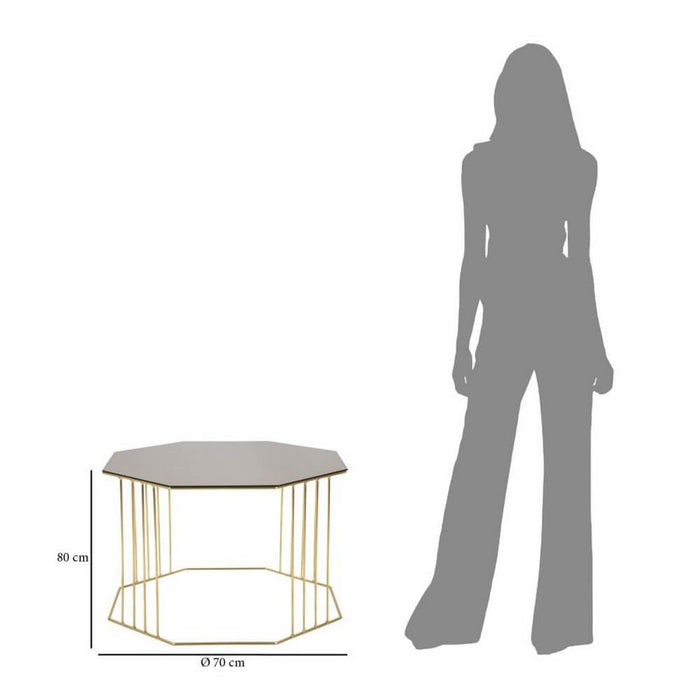 Tavolino da Caffè Ottagonale cm diam 70X45 - OCTAGON