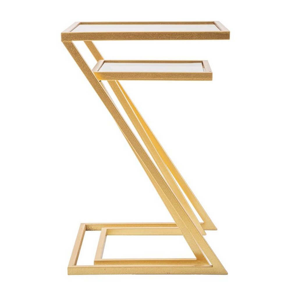 Tavolini Z Coppia cm 40X40X60 - 30X30X50 - ZOPPIA