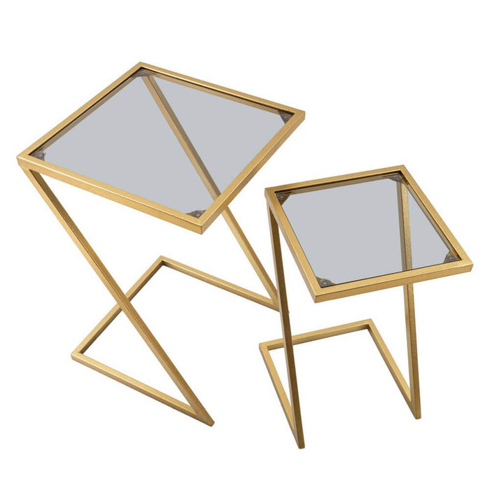 Tavolini Z Coppia cm 40X40X60 - 30X30X50 - ZOPPIA