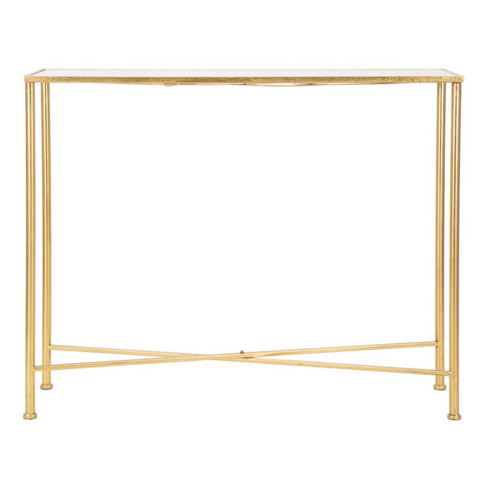 Console Motivo Farfalle in Vetro cm 100X35X80 - BUTTERFLIES GLASS