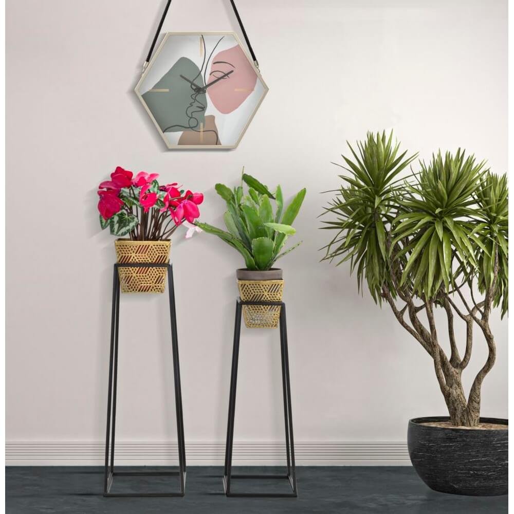 Vasi Quadrati Coppia cm diam 23X70 - 20X60 - SQUAREOPPIA