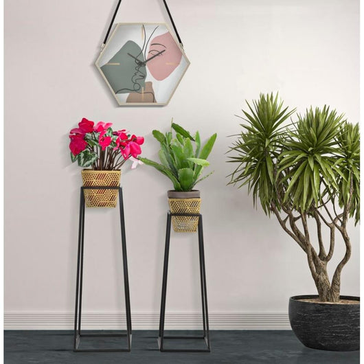 Vasi Quadrati Coppia cm diam 23X70 - 20X60 - SQUAREOPPIA