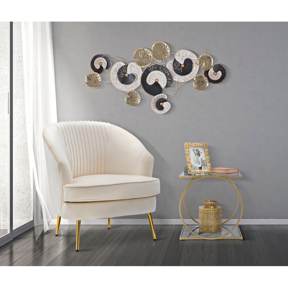 Tavolinetto Glam Doppio Livello cm 52,5X50X51 - GLAM 2 LEVEL