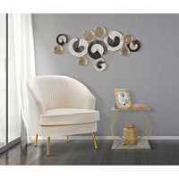 Tavolinetto Glam Doppio Livello cm 52,5X50X51 - GLAM 2 LEVEL