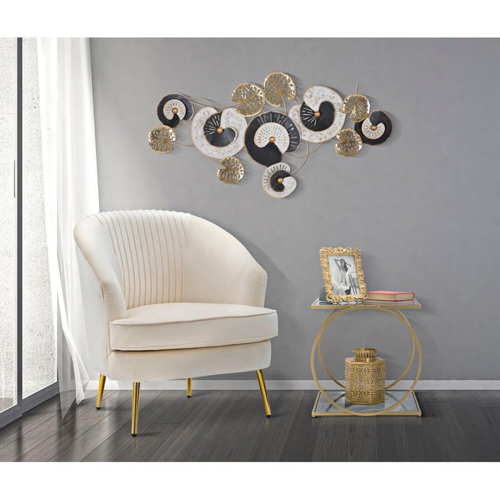 Tavolinetto Glam Doppio Livello cm 52,5X50X51 - GLAM 2 LEVEL