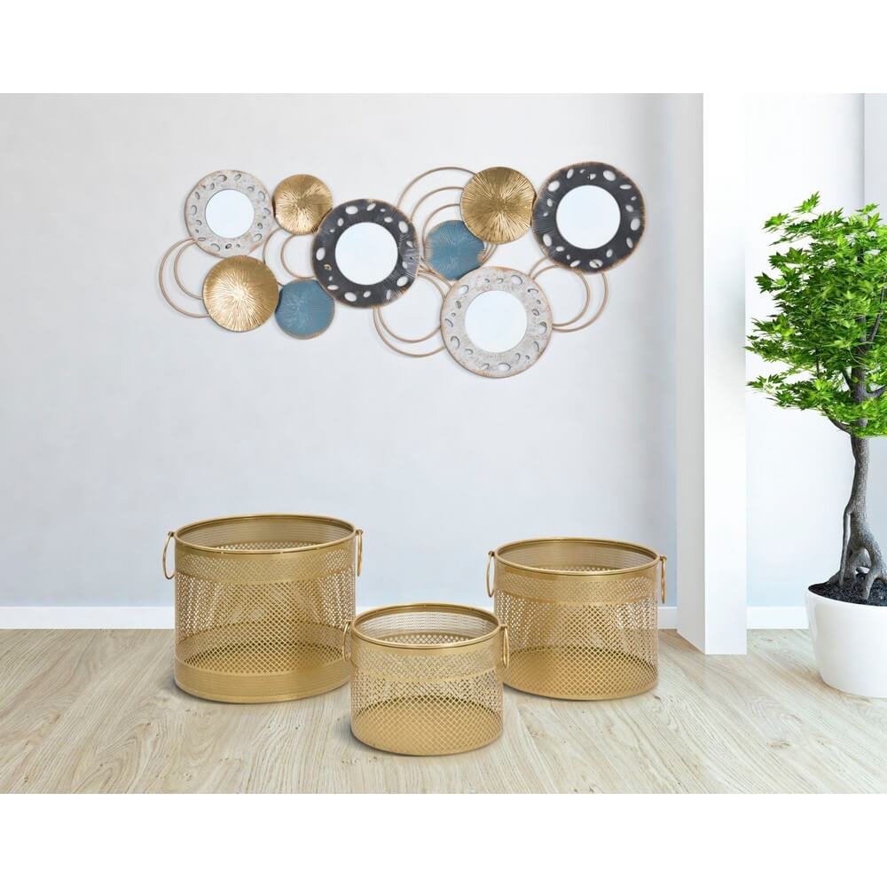 Porta Vasi Tris cm diam 40X34 - 35X28 - 30X22 - CAGE TRIS