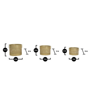 Porta Vasi Tris cm diam 40X34 - 35X28 - 30X22 - CAGE TRIS