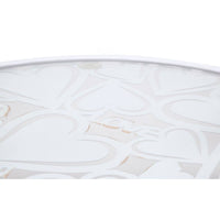 Tavolini Motivo Cuori Coppia cm diam 43X60 - 38X55 - WHITE HARTSOPPIA