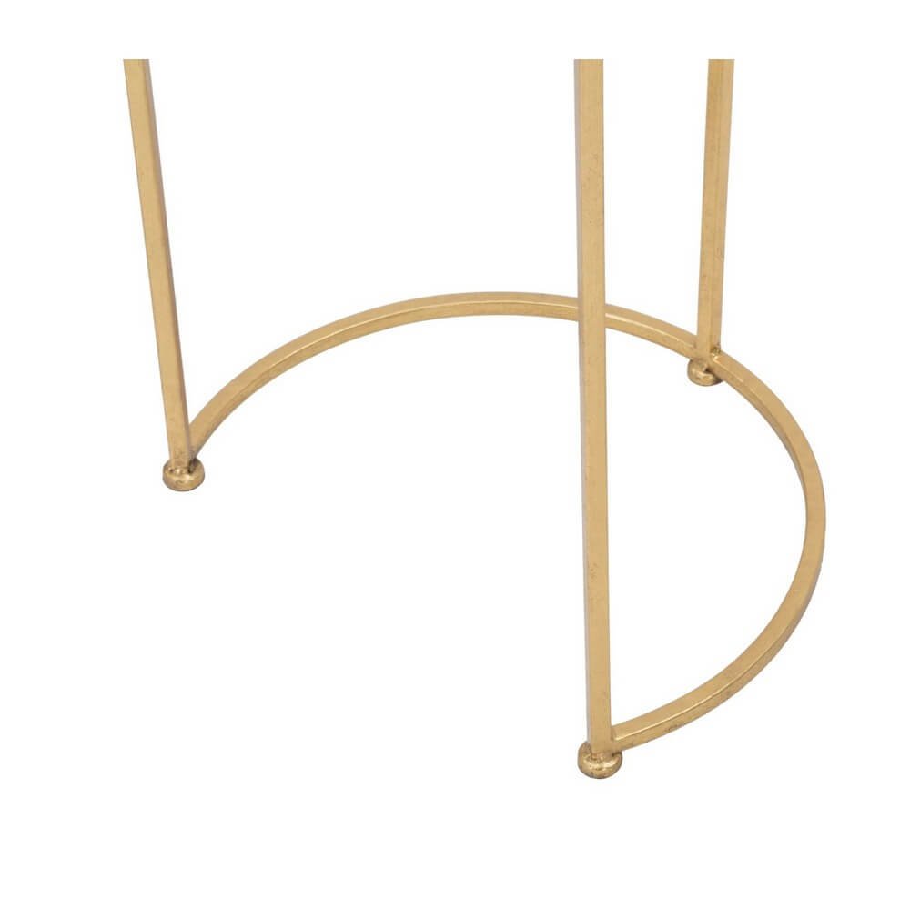 Tavolini Glam Coppia cm diam 44,5X63 - 34,5X56,5 - GLAM SIMPLYOPPIA