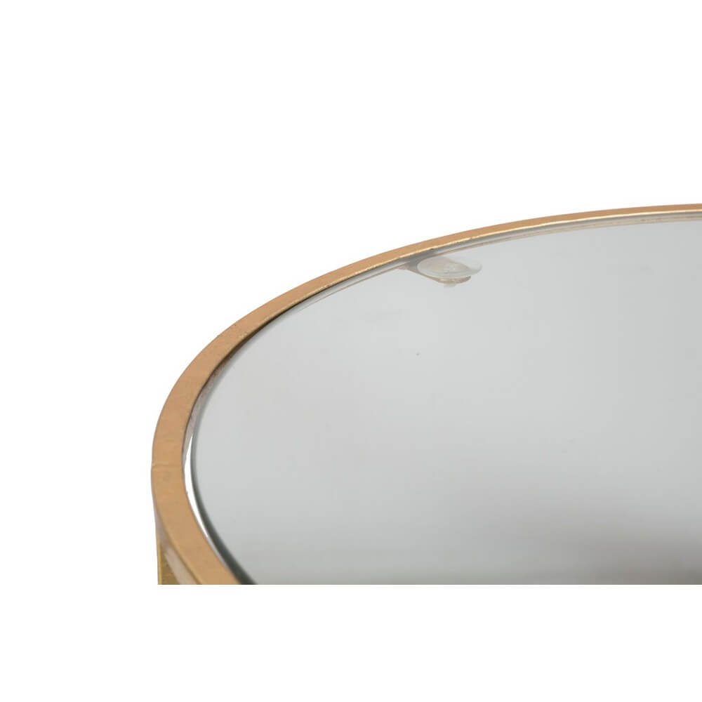 Tavolini Glam Coppia cm diam 44,5X63 - 34,5X56,5 - GLAM SIMPLYOPPIA