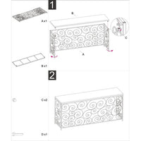 Console Spiralata cm 140X36X82 - SPIRAL