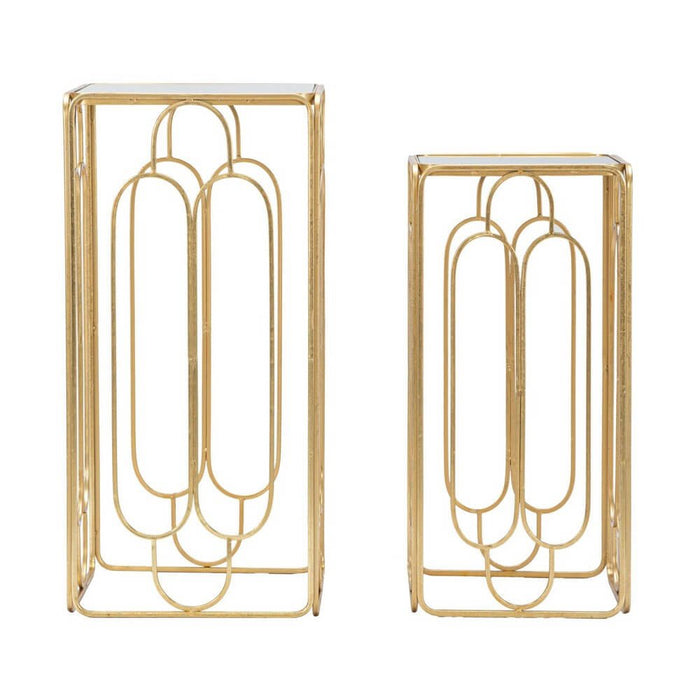 Tavolino Coppia Quadrato cm 34X34X70 - 29X29X60 - ARTYOPPIA QUADRATO