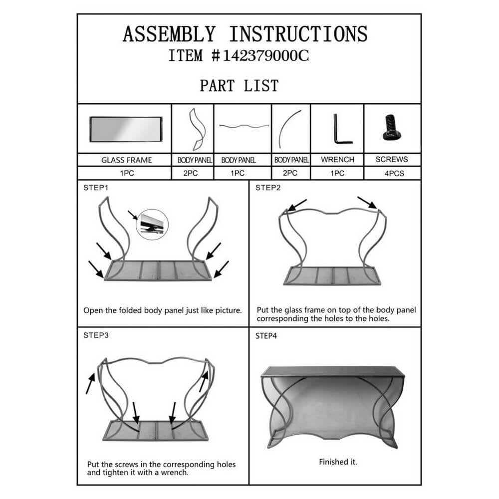 Console Sunshine cm 130X40X75 - SUNSHINE