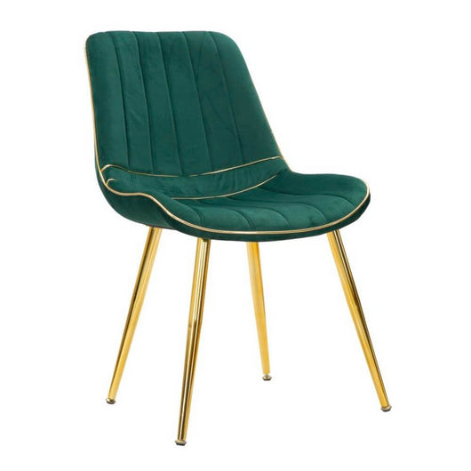 Sedia Crema Dorato Set 2 PZ cm 51X59X79 - PARISREMA GOLD Colore: Verde