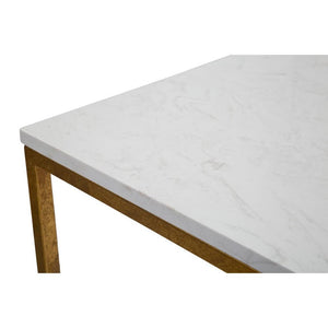 Tavolinetto Doppio Marmo cm 47X47X60 - DOUBLE MARBLE