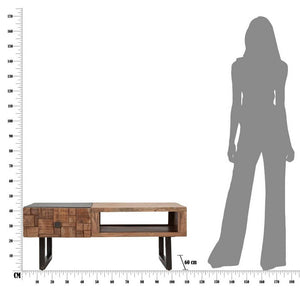 Tavolo da Caffè Rettangolare cm 110X60X43 - MUMBAI