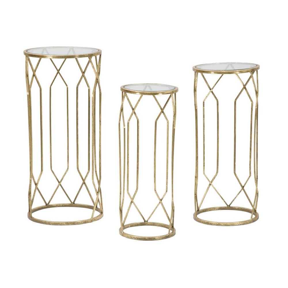 Tavolino Tunisia Doppio cm diam 35X71 - TUNISIA DOPPIO