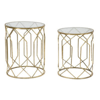 Set Tavolini Tris cm diam 32X71 - 28X65 - 23X61 - TUNISI TRIS