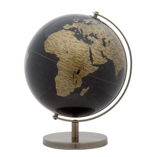 Soprammobile Mappamondo decorativo - GLOBE Dimensioni: 25x34, Colore: Nero