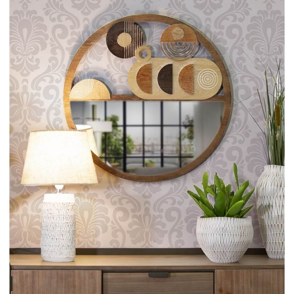 Specchio da Muro Blocco cm diam 80X3 - BLOCK